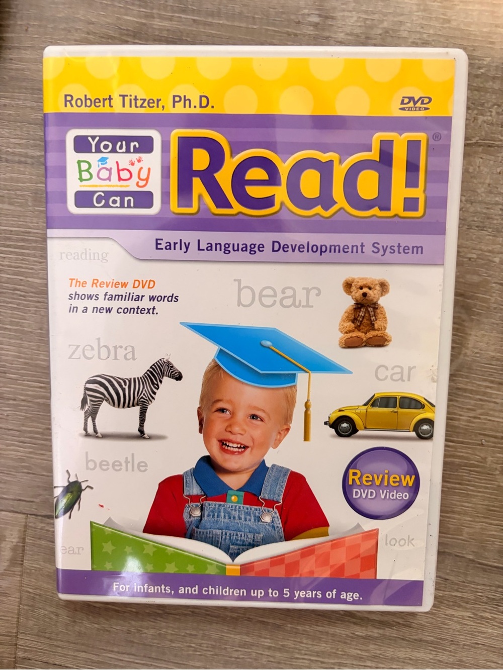 Your Baby Can Read! Early Language Learning DVD - Yellow & Purple